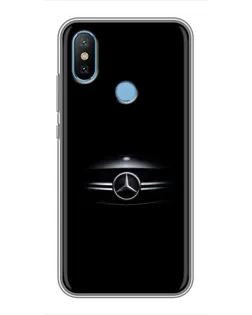 Чехол для Xiaomi Mi6X с картинкой «Mercedes — абстрактные линии»