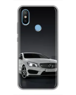 Чехол для Xiaomi Mi6X с картинкой «Mercedes AMG GT Silver»