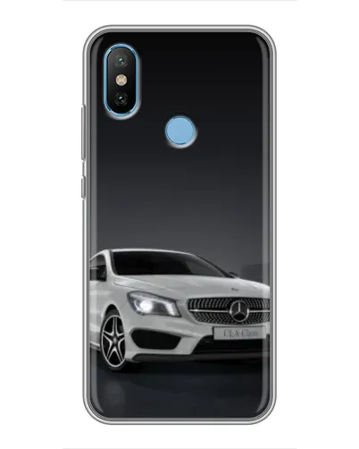 Чехол для Xiaomi Mi6X с картинкой «Mercedes AMG GT Silver»