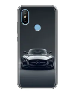 Чехол для Xiaomi Mi6X с картинкой «Mercedes на черном»