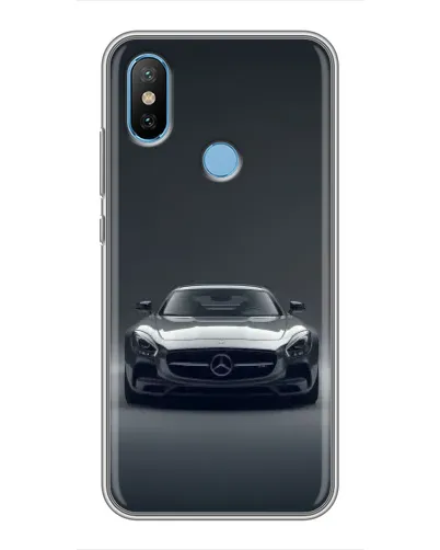 Чехол для Xiaomi Mi6X с картинкой «Mercedes на черном»