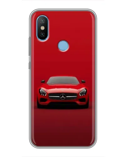 Чехол для Xiaomi Mi6X с картинкой «Красный Mercedes AMG»