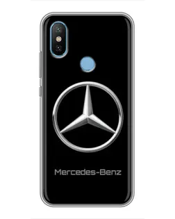 Чехол для Xiaomi Mi6X с картинкой «Mercedes Silver Logo»