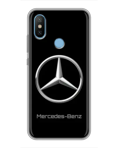 Чехол для Xiaomi Mi6X с картинкой «Mercedes Silver Logo»
