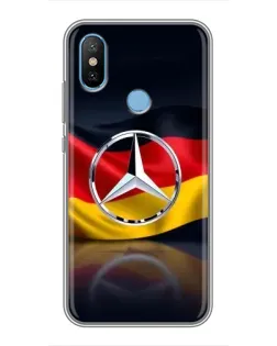 Чехол для Xiaomi Mi6X с картинкой «Mercedes — флаг Германии»