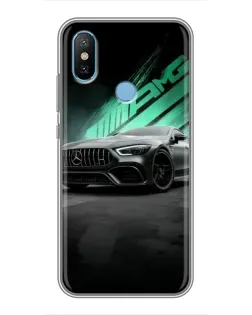 Чехол для Xiaomi Mi6X с картинкой «Темный Mercedes AMG»