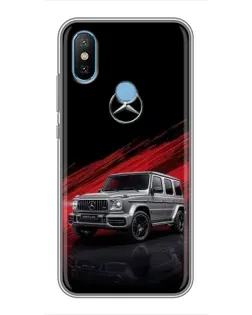 Чехол для Xiaomi Mi6X с картинкой «Mercedes G-Class красный»