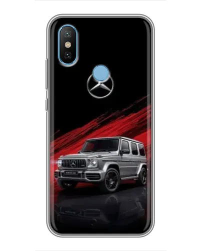 Чехол для Xiaomi Mi6X с картинкой «Mercedes G-Class красный»