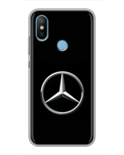 Чехол для Xiaomi Mi6X с картинкой «Mercedes классический лого»