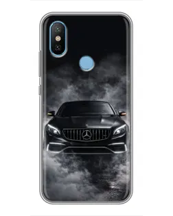 Чехол для Xiaomi Mi6X с картинкой «Mercedes в дыму»