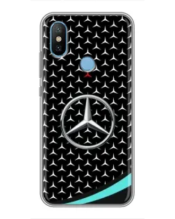 Чехол для Xiaomi Mi6X с картинкой «Mercedes — бирюзовый акцент»