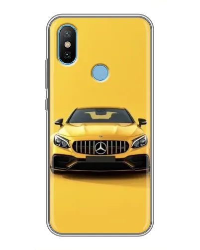 Чехол для Xiaomi Mi6X с картинкой «Желтый Mercedes GT»