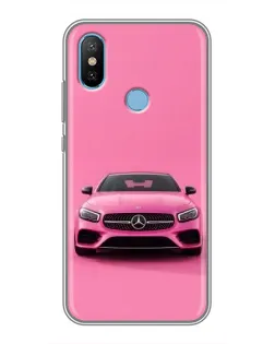 Чохол для Xiaomi Mi6X з картинкою «Рожевий Mercedes AMG»
