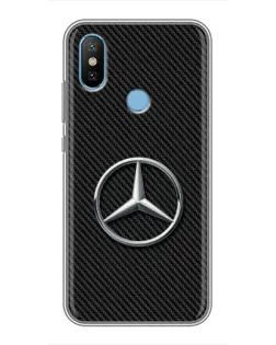 Чохол для Xiaomi Mi6X з картинкою «Карбоновий Mercedes стиль»