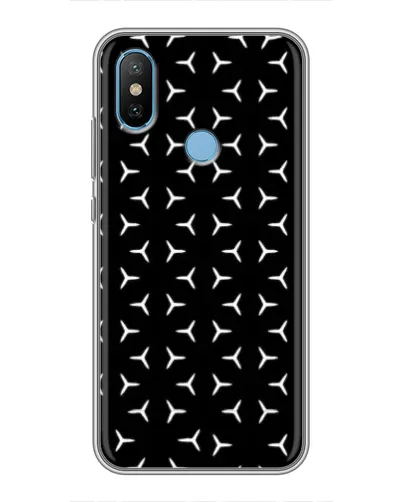 Чохол для Xiaomi Mi6X з картинкою «Mercedes паттерн зірок» Чохол для Xiaomi Mi6X з картинкою «Mercedes паттерн зірок»