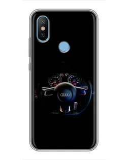 Чохол для Xiaomi Mi6X з картинкою «Салон Audi — кермо» Чохол для Xiaomi Mi6X з картинкою «Салон Audi — кермо»