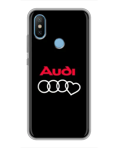 Чехол для Xiaomi Mi6X с картинкой «Логотип Audi Heart»