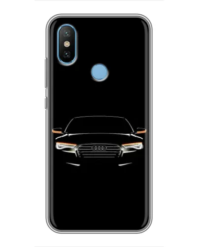 Чехол для Xiaomi Mi6X с картинкой «Audi — ночной контур»