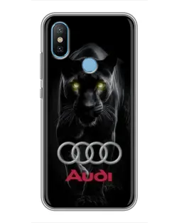 Чехол для Xiaomi Mi6X с картинкой «Пантера и Audi»