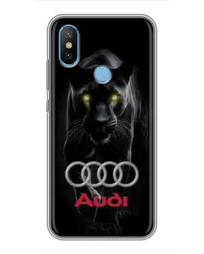 Чехол для Xiaomi Mi6X с картинкой «Пантера и Audi»
