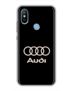Чехол для Xiaomi Mi6X с картинкой «Audi — золотой логотип»