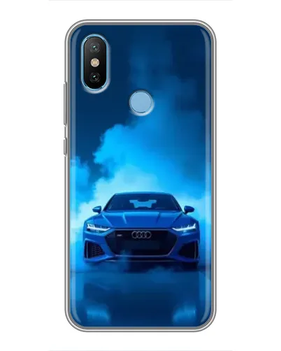 Чехол для Xiaomi Mi6X с картинкой «Audi — голубая энергия»