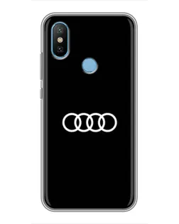 Чехол для Xiaomi Mi6X с картинкой «Audi White Logo»