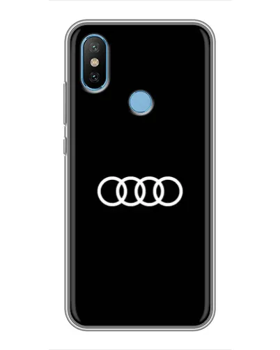 Чехол для Xiaomi Mi6X с картинкой «Audi White Logo»