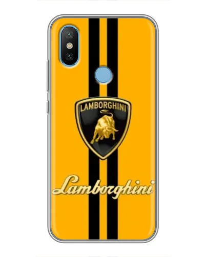 Чехол для Xiaomi Mi6X с картинкой «Lamborghini Stripe желтый» Чехол для Xiaomi Mi6X с картинкой «Lamborghini Stripe желтый»
