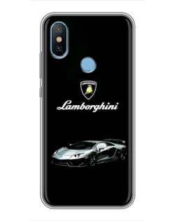 Чехол для Xiaomi Mi6X с картинкой «Логотип Lamborghini классика»