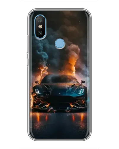 Чехол для Xiaomi Mi6X с картинкой «Lamborghini дымная эстетика» Чехол для Xiaomi Mi6X с картинкой «Lamborghini дымная эстетика»