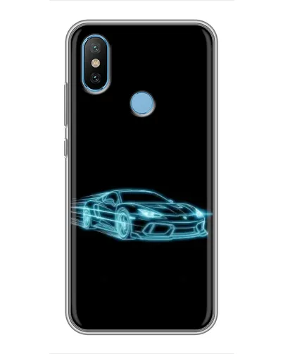 Чехол для Xiaomi Mi6X с картинкой «Неоновый контур Lamborghini» Чехол для Xiaomi Mi6X с картинкой «Неоновый контур Lamborghini»