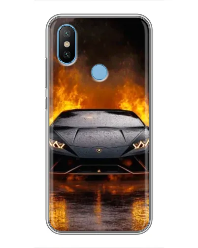 Чехол для Xiaomi Mi6X с картинкой «Lamborghini в огне» Чехол для Xiaomi Mi6X с картинкой «Lamborghini в огне»