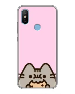Чохол для Xiaomi Mi6X з картинкою «Pusheen та печиво» Чохол для Xiaomi Mi6X з картинкою «Pusheen та печиво»
