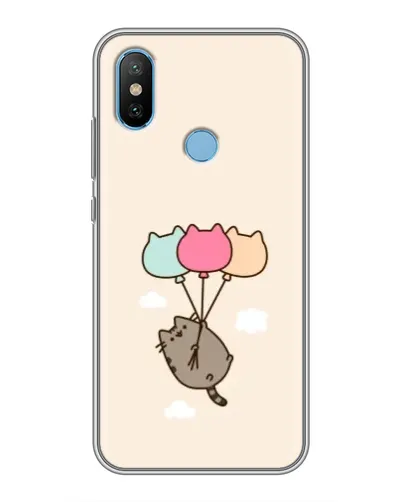 Чехол для Xiaomi Mi6X с картинкой «Пушин на шариках»