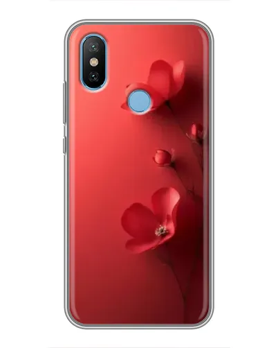 Чехол для Xiaomi Mi6X с картинкой «Маковые соцветия»