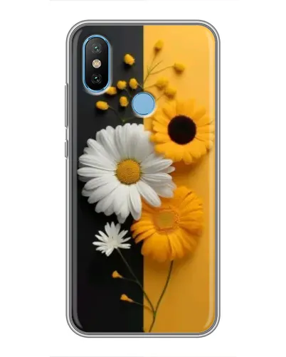Чехол для Xiaomi Mi6X с картинкой «Подсолнух и ромашка»