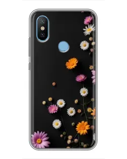 Чехол для Xiaomi Mi6X с картинкой «Цветочная композиция»