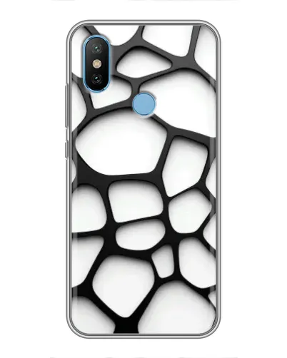 Чохол для Xiaomi Mi6X з картинкою «Біла об'ємна сітка» Чохол для Xiaomi Mi6X з картинкою «Біла об'ємна сітка»