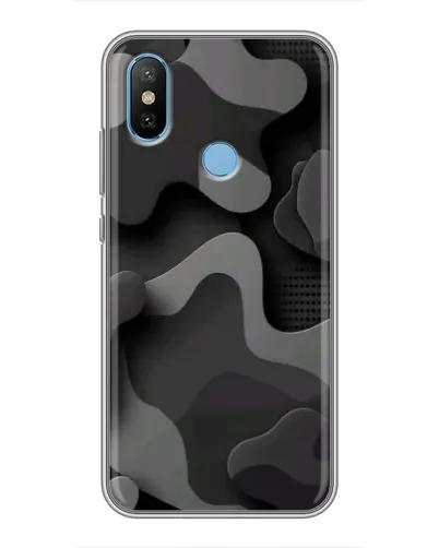Чохол для Xiaomi Mi6X з картинкою «Темний абстрактний камуфляж» Чохол для Xiaomi Mi6X з картинкою «Темний абстрактний камуфляж»