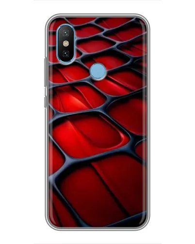 Чохол для Xiaomi Mi6X з картинкою «Червона глянцева сітка» Чохол для Xiaomi Mi6X з картинкою «Червона глянцева сітка»