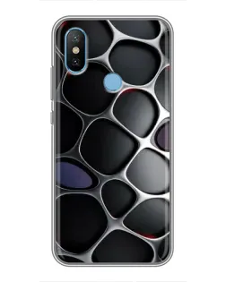 Чохол для Xiaomi Mi6X з картинкою «Об'ємна темна решітка»