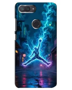 Чохол для Xiaomi Mi 8 Lite з картинкою «Jordan Gold Jumpman»