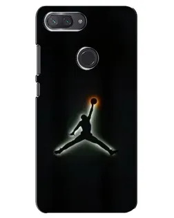 Чохол для Xiaomi Mi 8 Lite з картинкою «Jordan Gradient Logo»