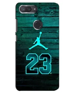 Чохол для Xiaomi Mi 8 Lite з картинкою «Jordan Cyan 23»