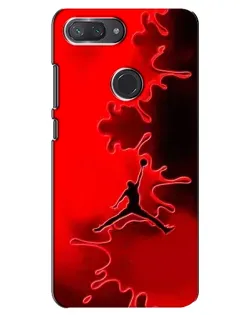 Чохол для Xiaomi Mi 8 Lite з картинкою «Jordan Red Smoke»