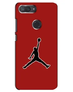 Чохол для Xiaomi Mi 8 Lite з картинкою «Jordan Red Back»