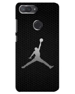 Чохол для Xiaomi Mi 8 Lite з картинкою «Jordan Dark Carbon»