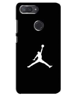 Чохол для Xiaomi Mi 8 Lite з картинкою «Jordan Silhouette»