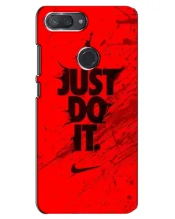 Чохол для Xiaomi Mi 8 Lite з картинкою «Nike Just Do It»